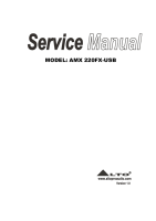 Alto AMX-220-FX-USB - Service Manual 